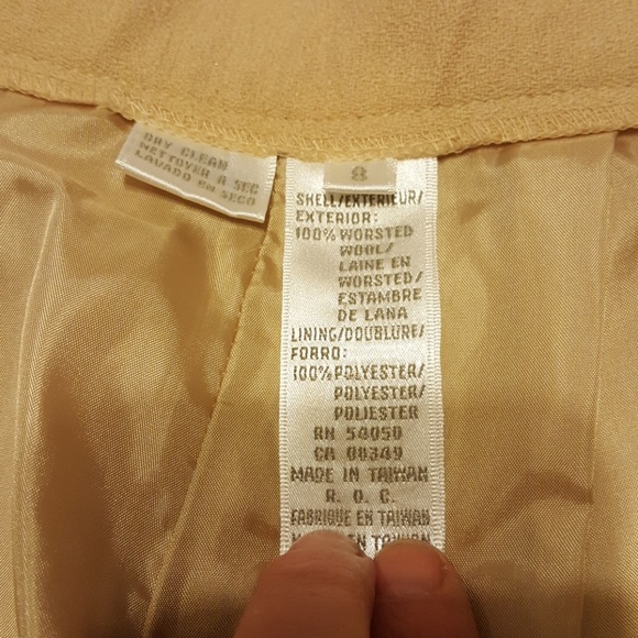 Jones New York 100% worsted wool Camel Suit - Picture 5 of 8